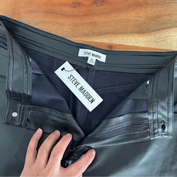Steve Madden faux leather pants - Picture 7 of 9